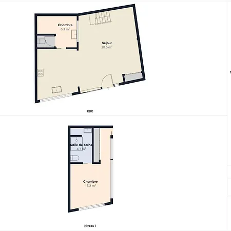 A 500 M, Duplex Pour 4, Plein Centre * Порнише